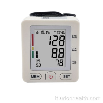 Monitor della pressione arteriosa del polso digitale automatico